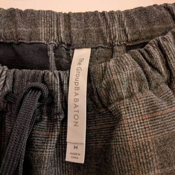 Aritzia The Group Babaton Jimmy Plaid Drawstring Pants (Size Medium) - Picture 3 of 4